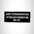 RESPECT THE PERSON Iron on Small Patch for Biker Vest SB923