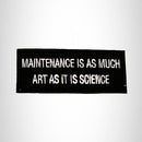 MAINTENANCE IS AS MUCH Iron on Small Patch for Biker Vest SB927