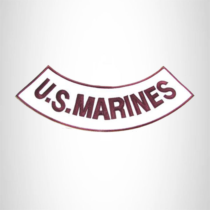 U.S.MARINES Iron on Bottom Rocker Patch for Motorcycle Biker Vest BR463