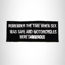 Remember the Time When Iron on Small Patch for Biker Vest SB980