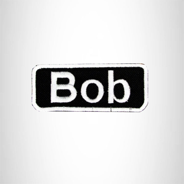Bob Iron on Name Tag Patch for Motorcycle Biker Jacket and Vest NB143 ...