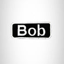 Bob Iron on Name Tag Patch for Motorcycle Biker Jacket and Vest NB143