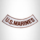U.S.Marines Iron on Bottom Rocker Patch for Biker Vest Jacket BR304
