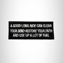 Small Patch A Good Long Ride Can Iron on for Biker Vest SB988