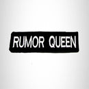 Rumor Queen Iron on Small Patch for Motorcycle Biker Vest SB1029