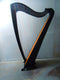 Musical Instrument Black Tall Celtic Irish Harp 42 Strings Lever Solid Wood with Dulex Bag