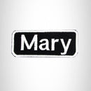 Mary Iron on Name Tag Patch for Biker Jacket and Vest NB133