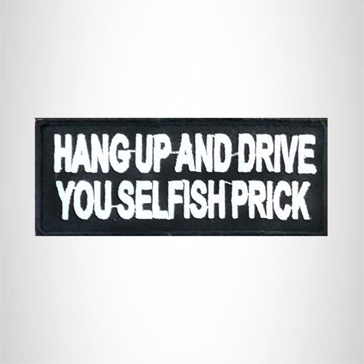 Hang Up and Drive Small Patch Iron on for Vest Jacket SB505