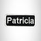 Patricia Iron on Name Tag Patch for Biker Jacket and Vest NB135