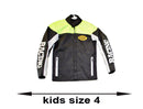 motorcycle kids jacket green/black Usa mode motor usa classics size 4-STURGIS MIDWEST INC.
