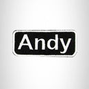 Andy Iron on Name Tag Patch for Motorcycle Biker Jacket and Vest NB141