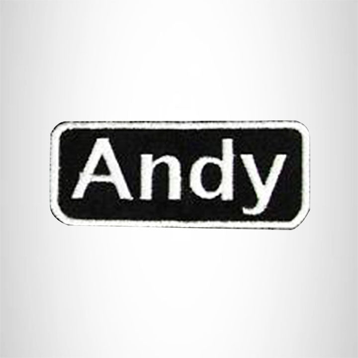 Andy Iron on Name Tag Patch for Motorcycle Biker Jacket and Vest NB141
