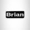 Brain Iron on Name Tag Patch for Motorcycle Biker Jacket and Vest NB145