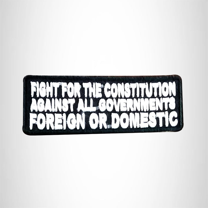 Fight for the Constitution Small Patch Iron on for Vest Jacket SB512