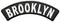 Brooklyn Rocker Patch Small Embroidered Motorcycle NEW Biker Vest Patch-STURGIS MIDWEST INC.