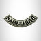 NAME OF THE LORD Reflective with Boarder Bottom Rocker Patch for Vest
