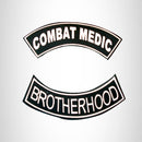 Combat Medic Brotherhood 2 Patches Set Sew on for Vest Jacket