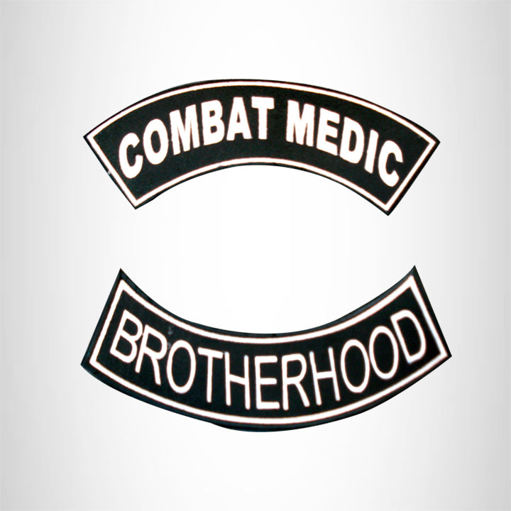 Combat Medic Brotherhood 2 Patches Set Sew on for Vest Jacket