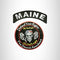 MAINE Defend Your Rights the 2nd Amendment 2 Patches Set for Vest Jacket