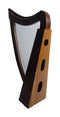 22 Strings LEVER Harp Solid Wood Celtic Irish rose Harp Engraved wood