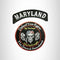 MARYLAND Defend Your Rights the 2nd Amendment 2 Patches Set for Vest Jacket