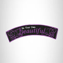 Be Your Own beautiful Iron on Top Rocker Patch for Biker Vest Jacket TR406