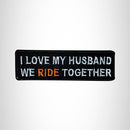 I LOVE MY HUSBAND Small Patch for Vest Jacket SB556