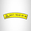 Don't Tread On Me Iron on Top Rocker Patch Sew on for Biker Vest Jacket TR372