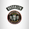 BROOKLYN Defend Your Rights the 2nd Amendment 2 Patches Set for Vest Jacket