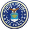 US Air Force Patch Large Round Logo Seal Back Patch for vest Jacket Embroidered-STURGIS MIDWEST INC.