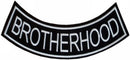 BROTHERHOOD Iron On Bottom Rocker Patch for Vest Jacket BR427