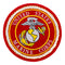 US MARINES CORPS LARGE RED BACK PATCH MARINE PATCHES FOR VEST JACKET NEW-STURGIS MIDWEST INC.