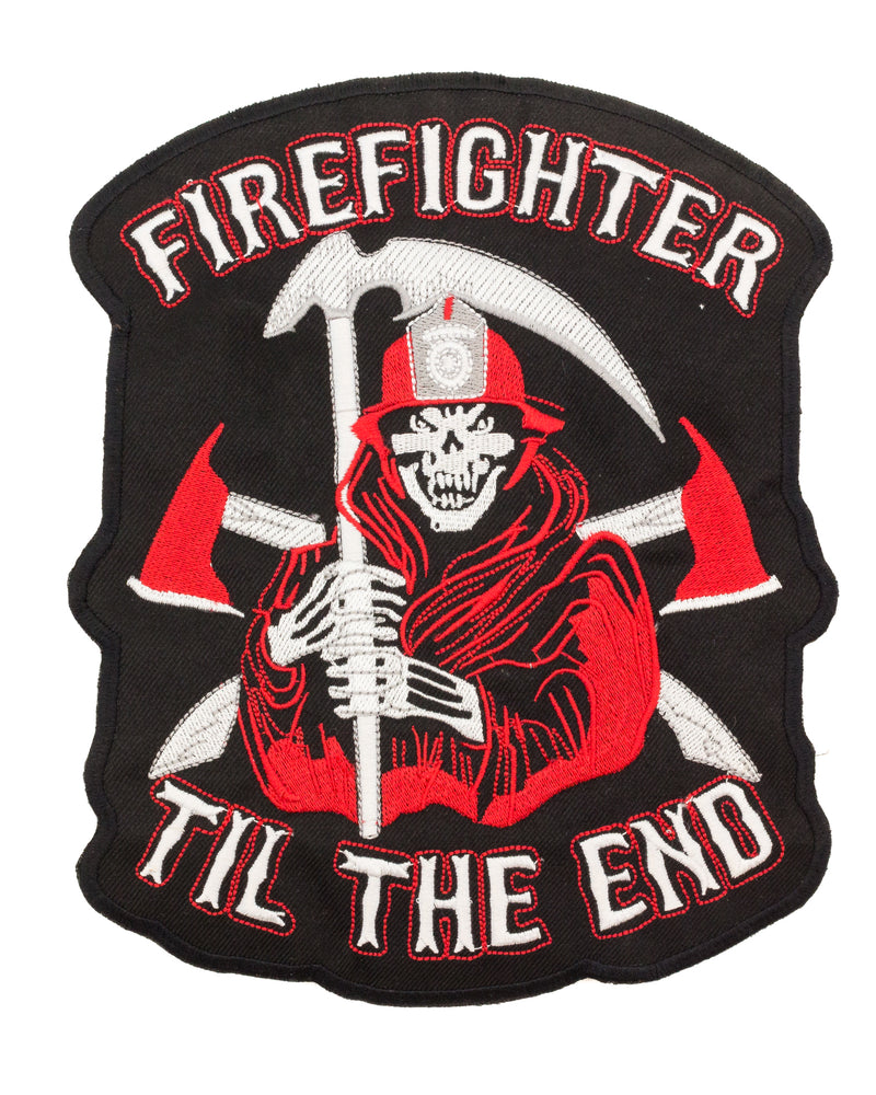 Fire fighter till the end for vest and jacket patch-STURGIS MIDWEST INC.