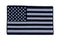 REFLECTIVE U.S. FLAG Black on Reflective Patch for Vest Jacket-STURGIS MIDWEST INC.