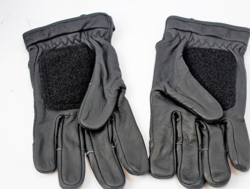 genuine leather motorcycle gloves with vibration control palm size med/l-STURGIS MIDWEST INC.
