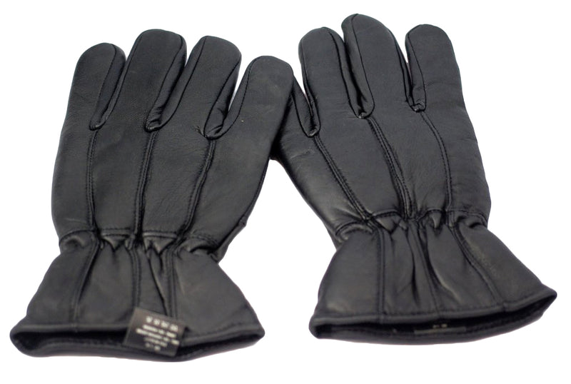 motorcycle leather gloves black size l/xl-STURGIS MIDWEST INC.