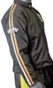 MOTORCYCLE WEATHER JACKET ORANGE ON BLACK LIVE TO RIDE CHEST SIZES 56-STURGIS MIDWEST INC.