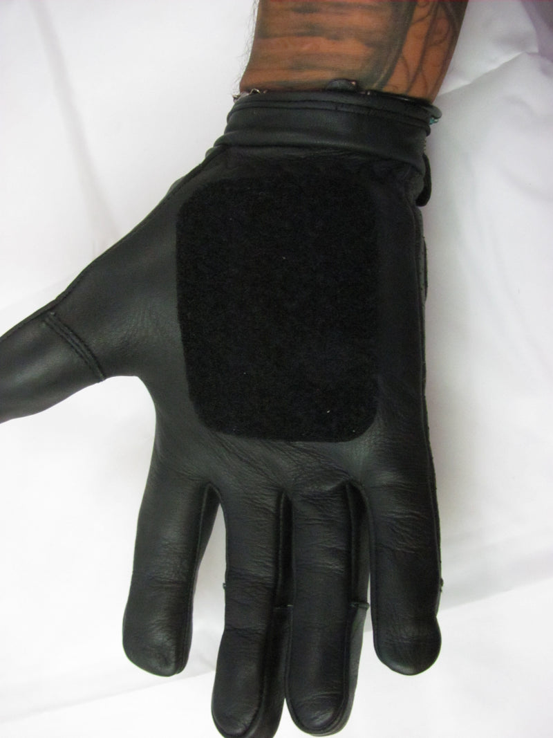genuine leather motorcycle gloves with vibration control palm size XL/2Xl-STURGIS MIDWEST INC.