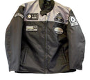 motorcycle kids jacket grey/black Usa mode motor usa classics size 12-STURGIS MIDWEST INC.