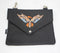 motorcycle leather clip on clutch purse-STURGIS MIDWEST INC.