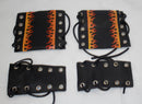 motorcycle throttle and clutch covers flame print-STURGIS MIDWEST INC.