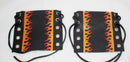 motorcycle throttle and clutch covers flame print-STURGIS MIDWEST INC.
