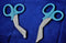 Trauma Shears blue Durable Coated Stainless Steel Bandage Scissors-STURGIS MIDWEST INC.