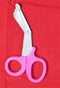 Trauma Shears neon pink Durable Coated Stainless Steel Bandage Scissors-STURGIS MIDWEST INC.