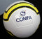 Soccer ball Conifa brand color yellow, black and white-STURGIS MIDWEST INC.