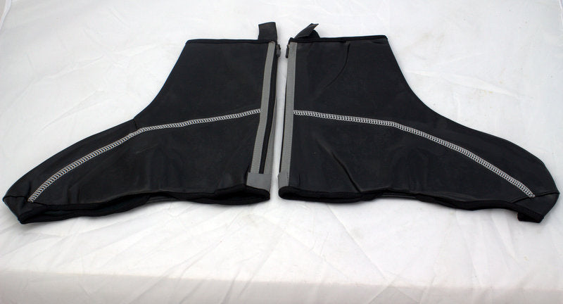 Motorcycle vinyl boot rain cover red and black-STURGIS MIDWEST INC.