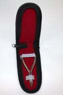 Nail cuticle nippers professional grade with Black Leather case-STURGIS MIDWEST INC.