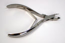 Nail cuticle nippers professional grade with Black Leather case-STURGIS MIDWEST INC.