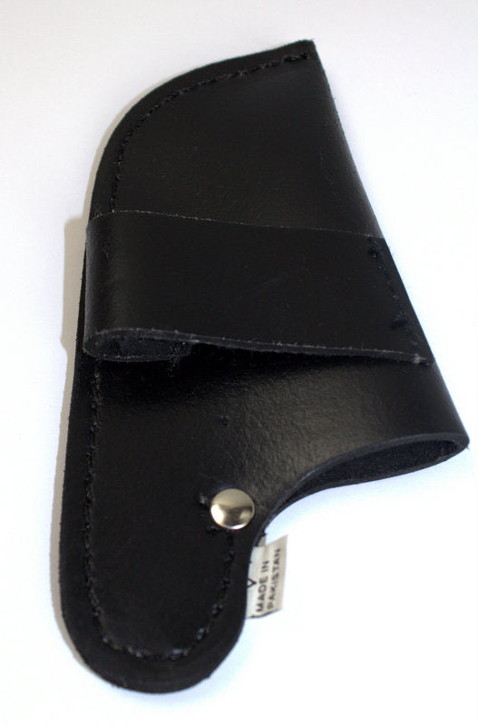 Black leather knife cover sheath for 4 inch knife cover-STURGIS MIDWEST INC.