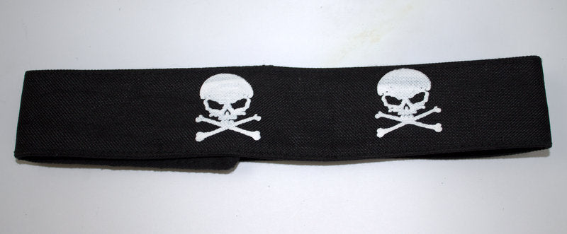 Black and White Skull and Crossbones Bandana-STURGIS MIDWEST INC.